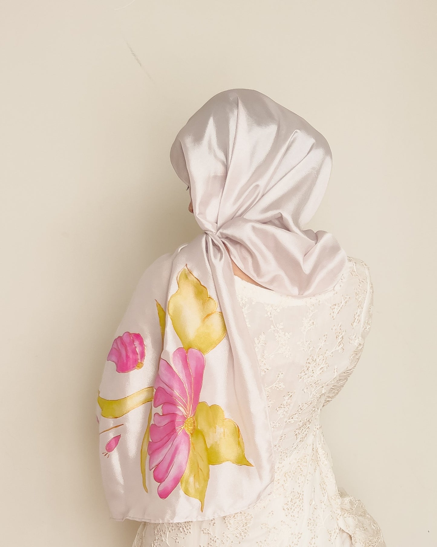 Pearl - Opal Silk Hand Painted - Amani Scarves