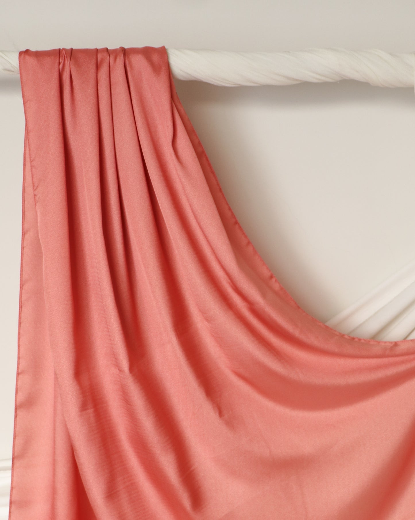Coral - Opal Silk - Amani Scarves