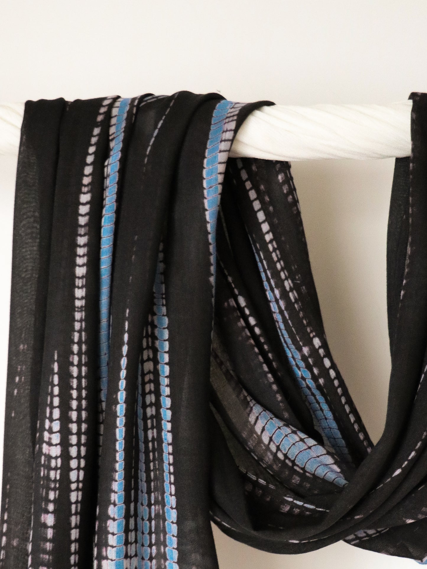 Denim Ripple - Bamboo Woven Modal - Amani Scarves