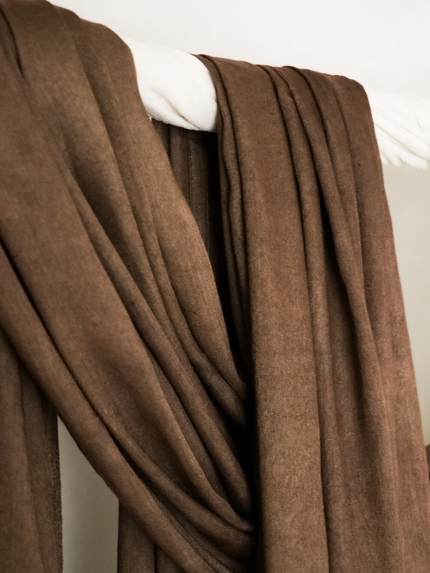 Brunette Brown - Bamboo Woven Modal - Amani Scarves