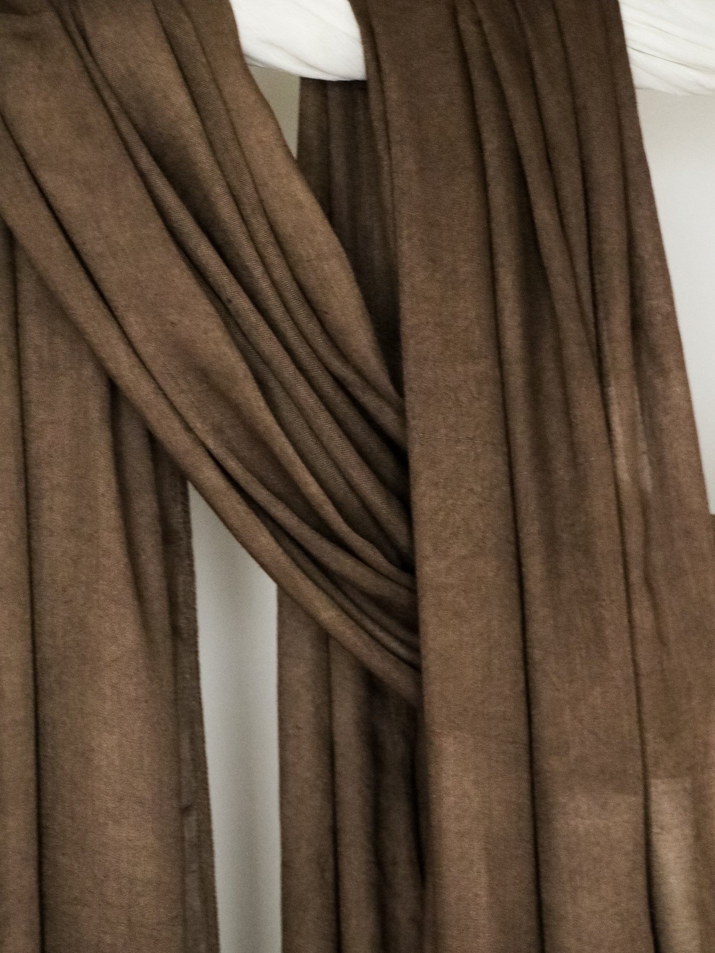 Brunette Brown - Bamboo Woven Modal - Amani Scarves