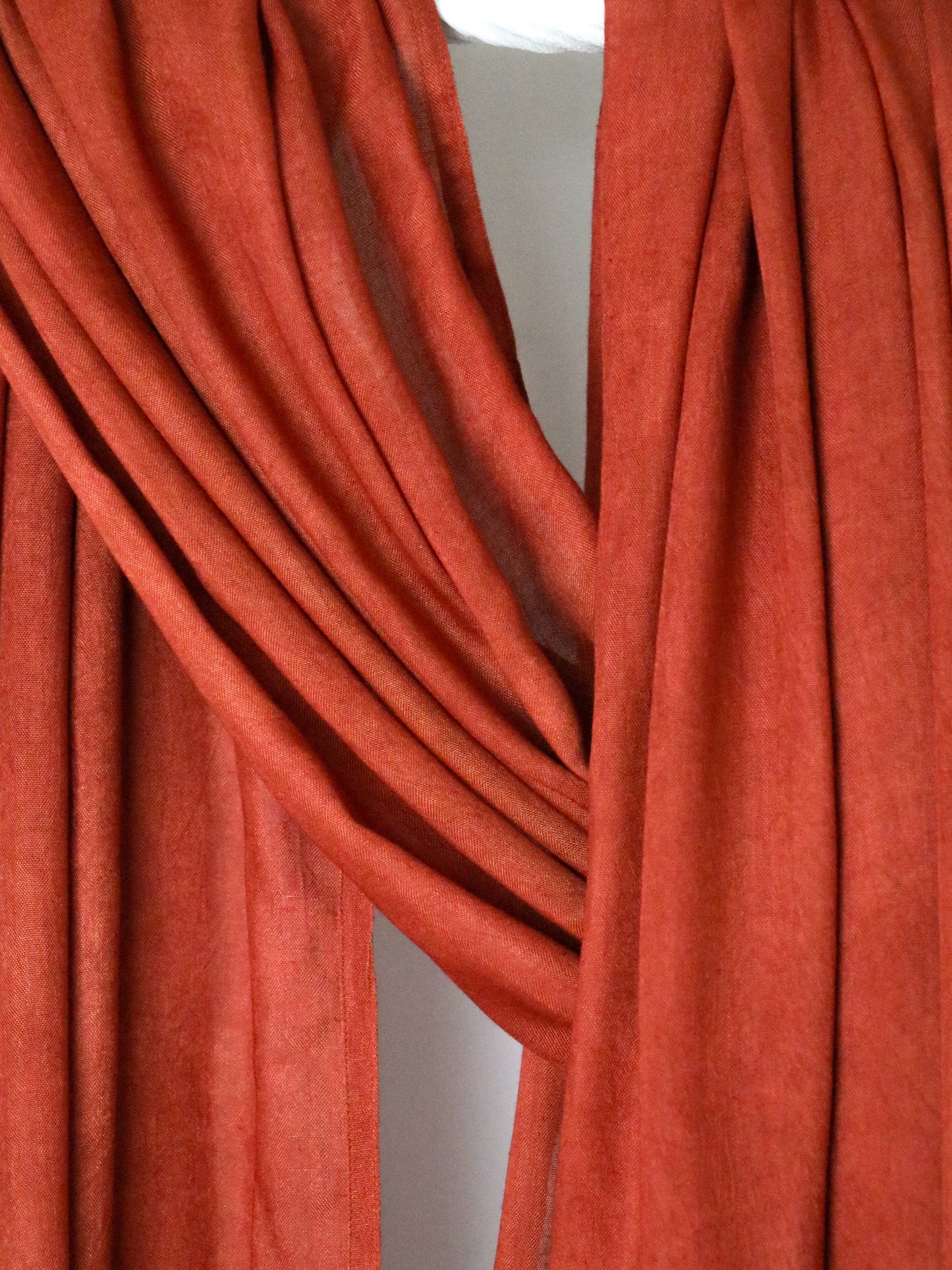Tangerine Orange - Bamboo Woven Modal - Amani Scarves