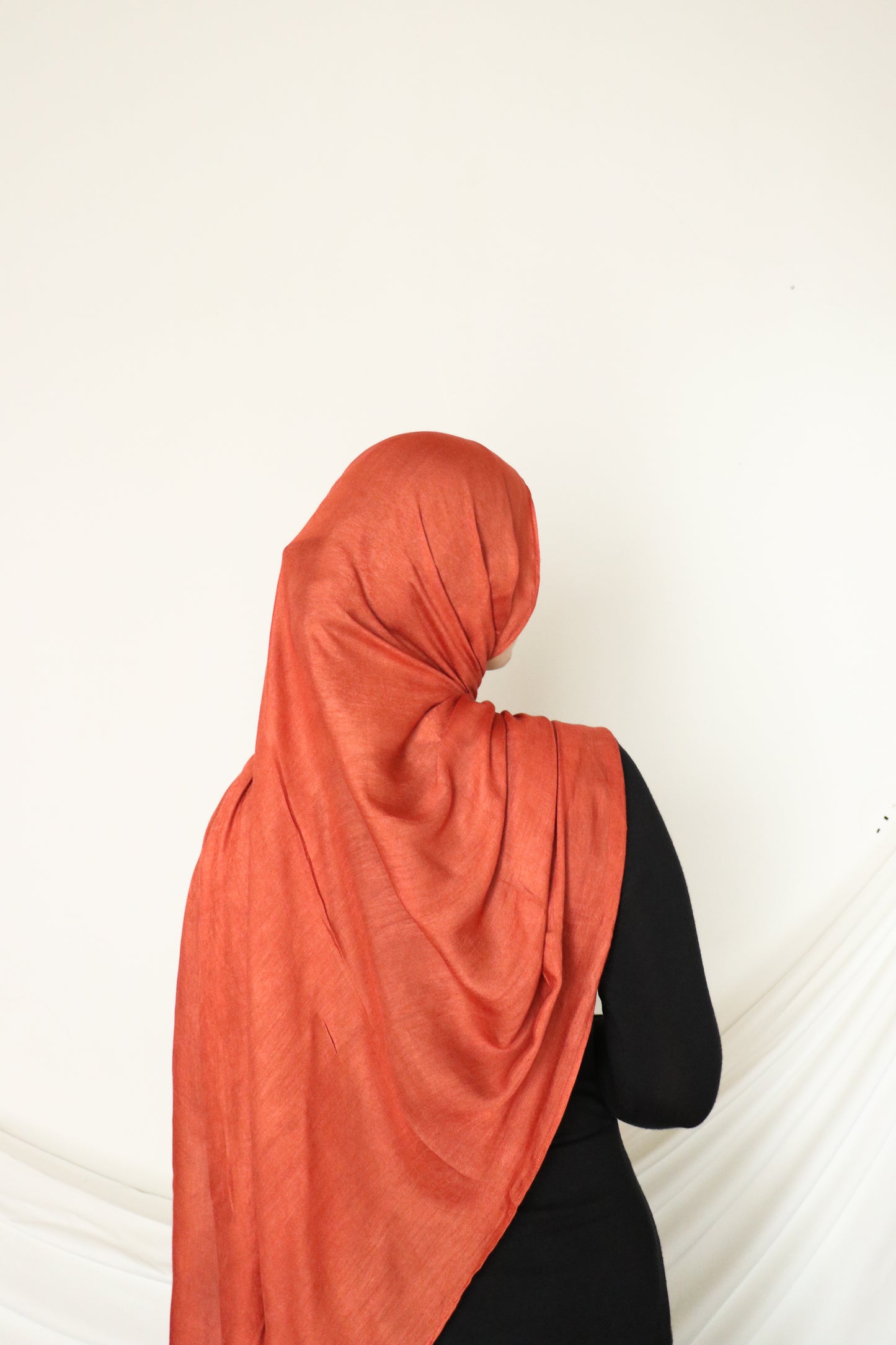 Tangerine Orange - Bamboo Woven Modal