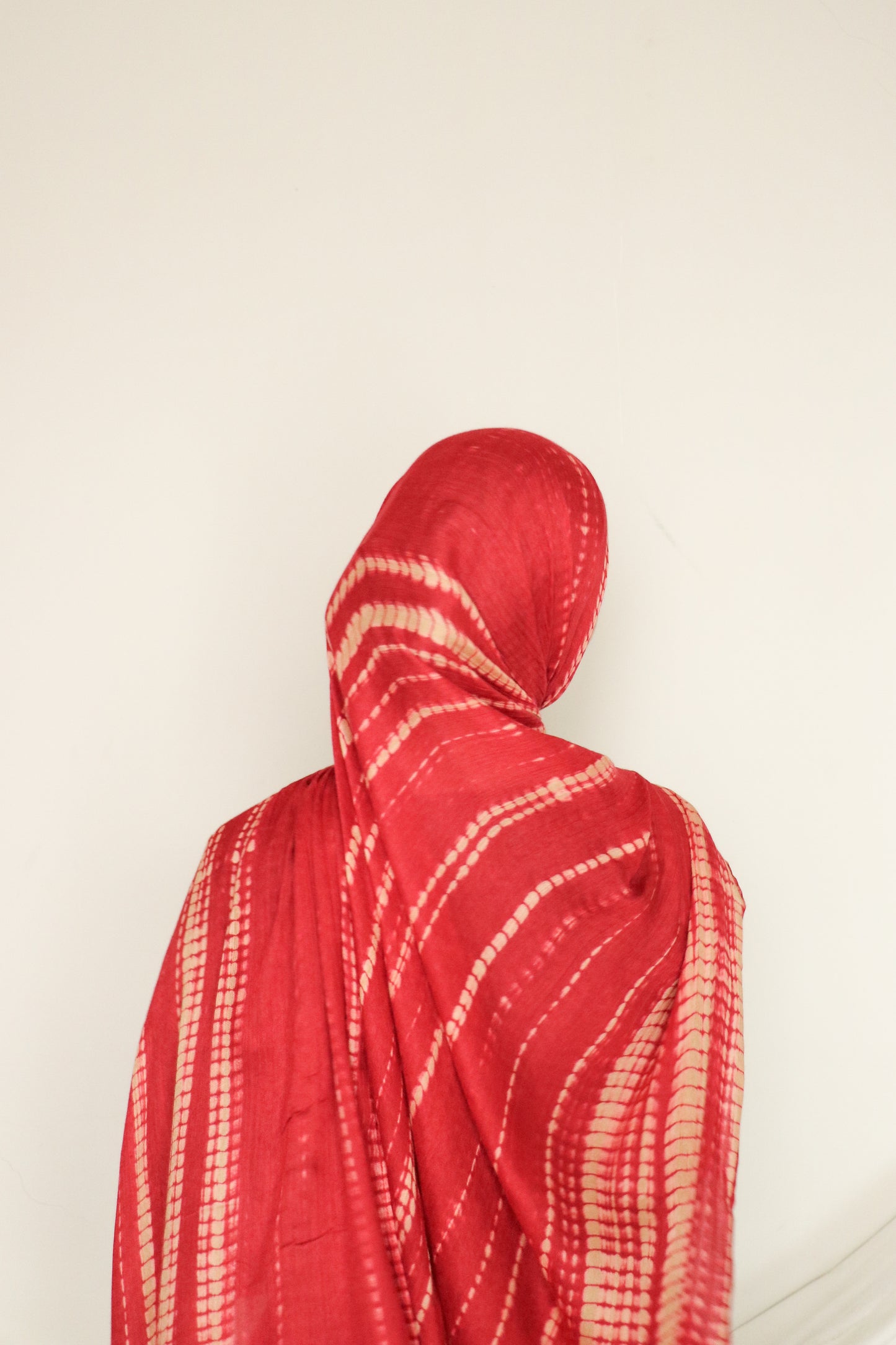 Carmine Ripple - Bamboo Woven Modal
