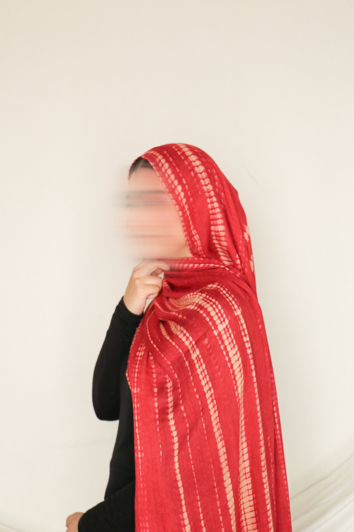 Carmine Ripple - Bamboo Woven Modal
