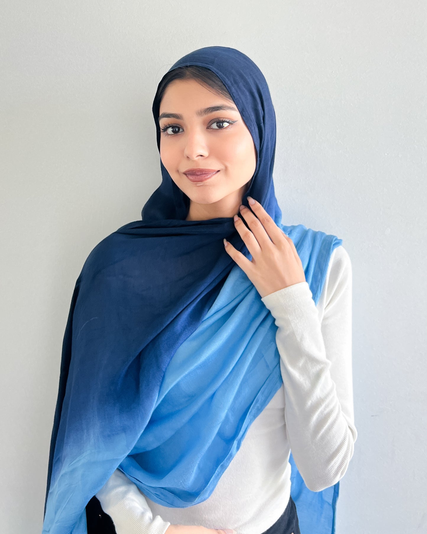 Ocean Mist - Satin Modal - Amani Scarves
