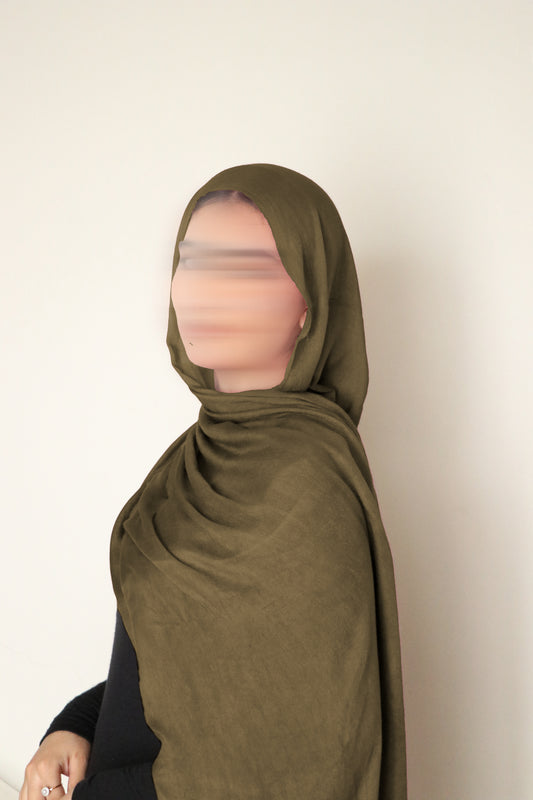 Dark Moss - Bamboo Woven Modal