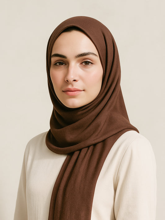 Brunette Brown - Bamboo Woven Modal