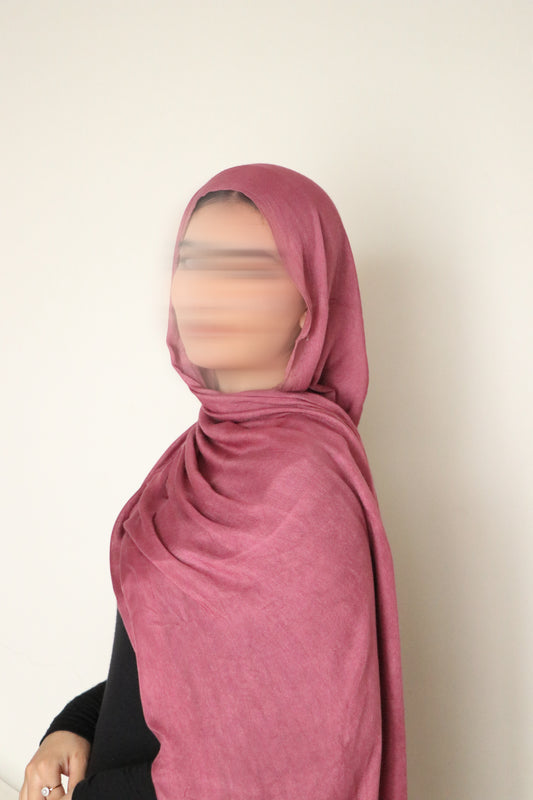 Berry Pink - Bamboo Woven Modal
