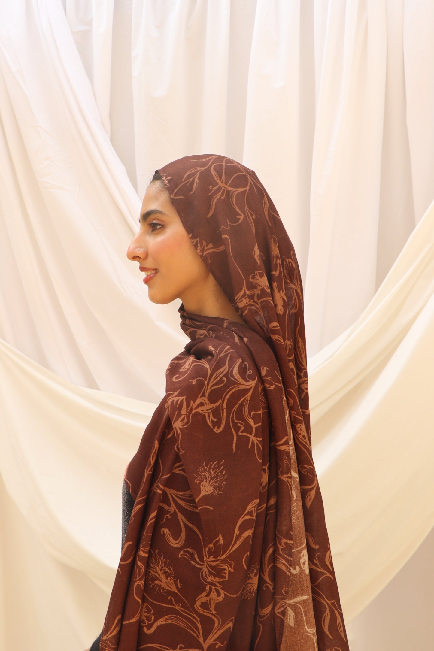 Cocoa Garden - Bamboo Woven Modal