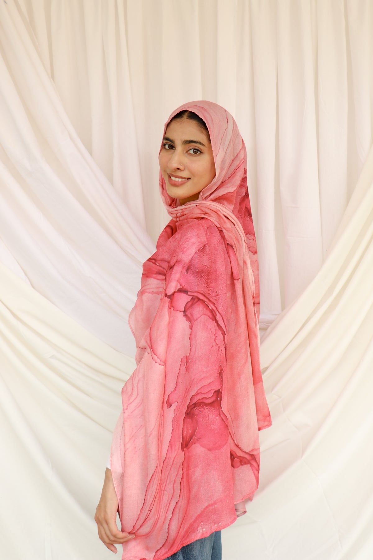 Blush Sediment - Bamboo Woven Modal Hijab