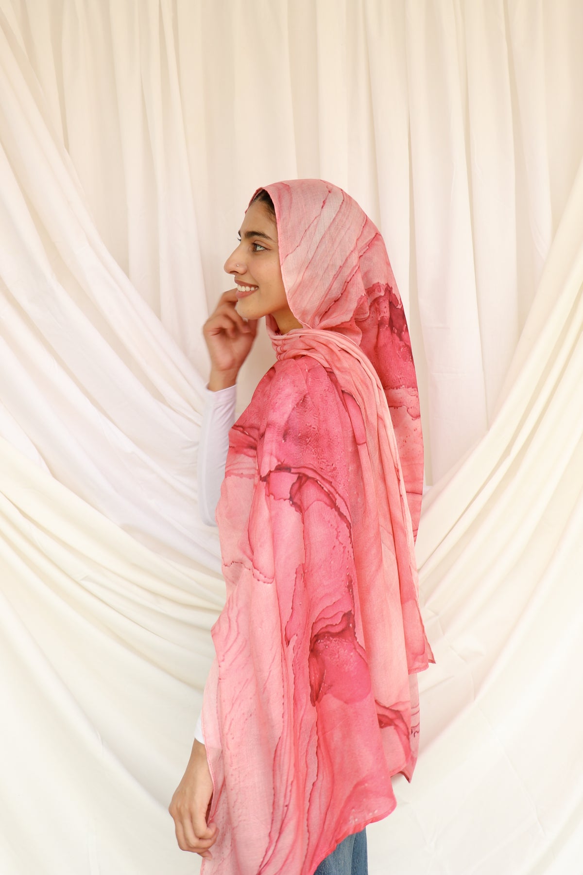 Blush Sediment - Bamboo Woven Modal Hijab