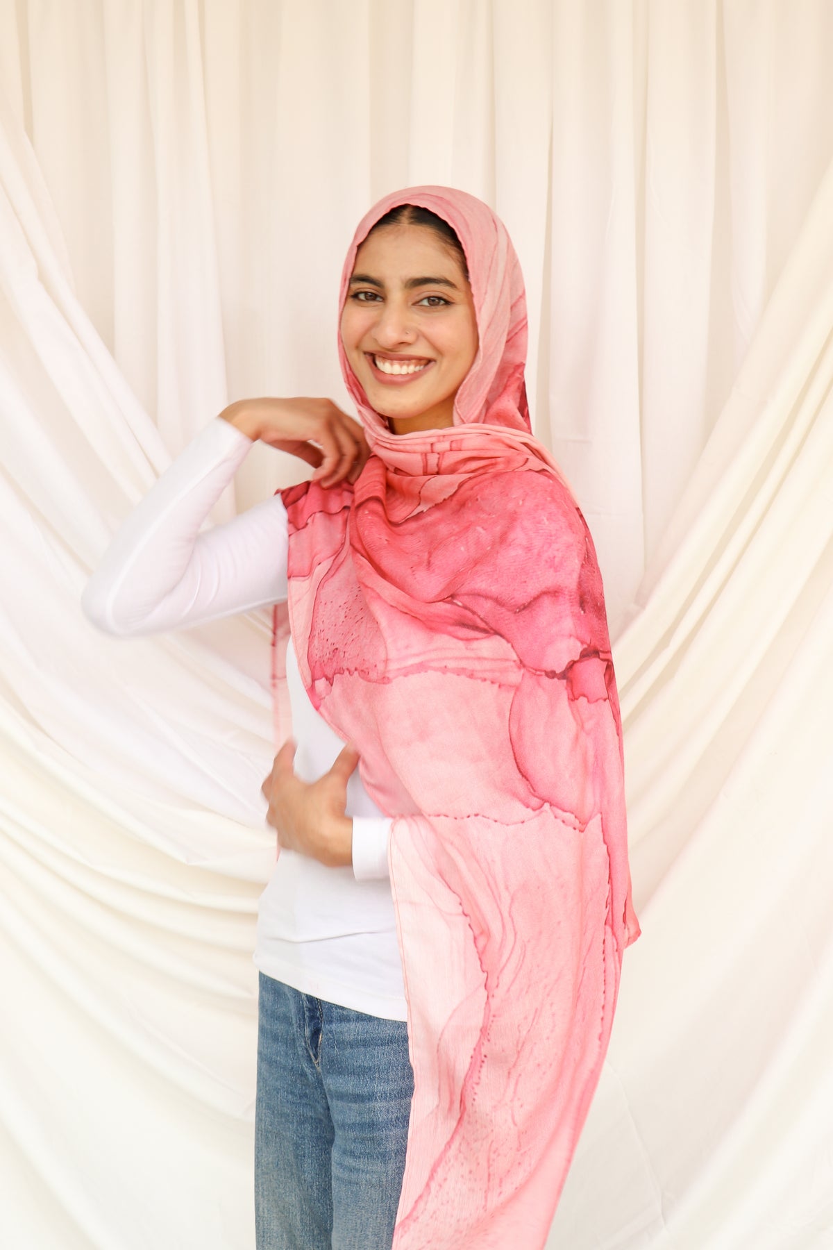 Blush Sediment - Bamboo Woven Modal Hijab