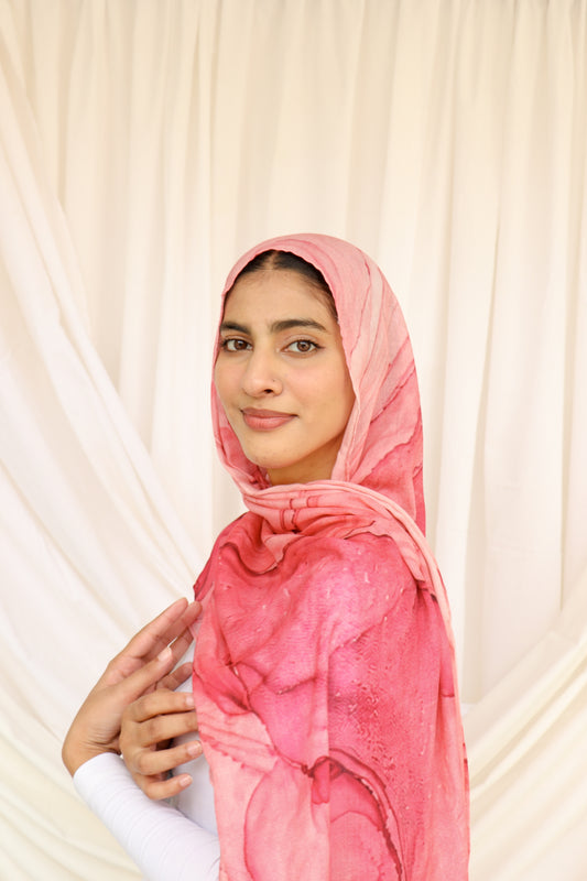 Blush Sediment - Bamboo Woven Modal Hijab