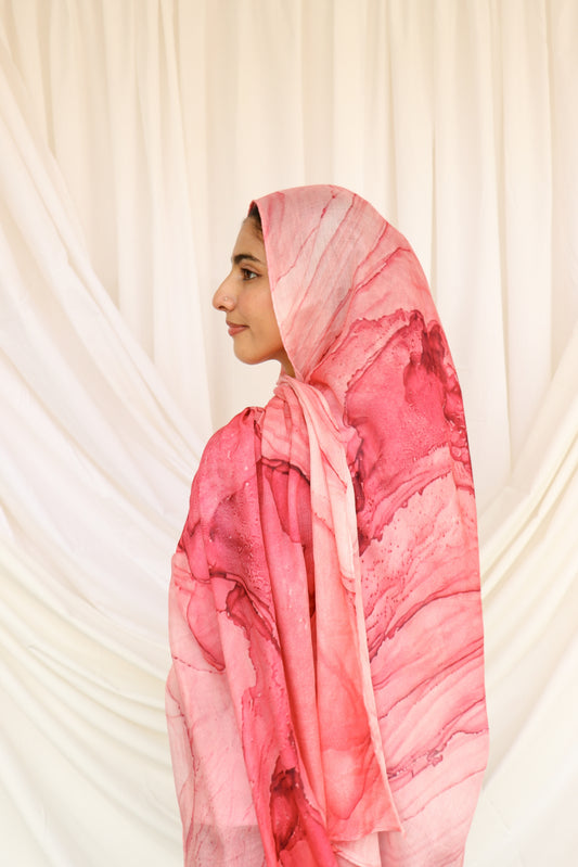 Blush Sediment - Bamboo Woven Modal Hijab