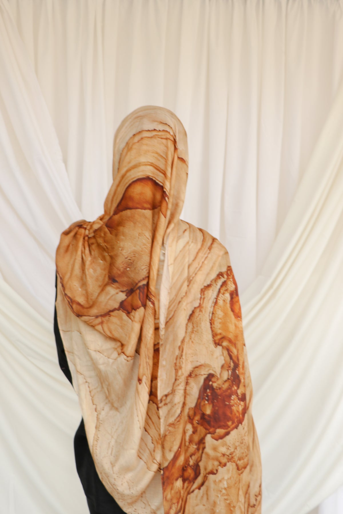 Caramel Sediment - Bamboo Woven Modal Hijab