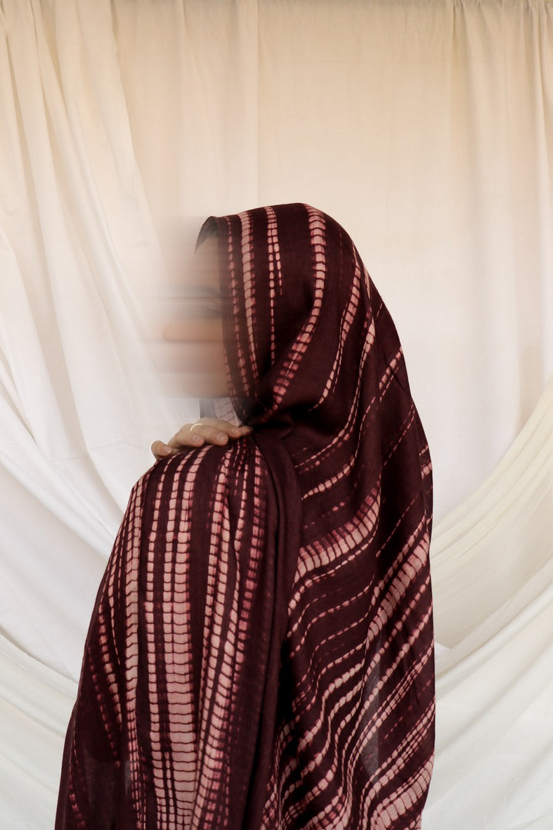 Plum Ripple - Bamboo Woven Modal