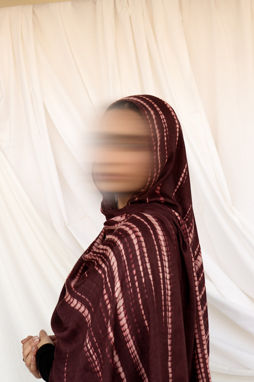 Plum Ripple - Bamboo Woven Modal