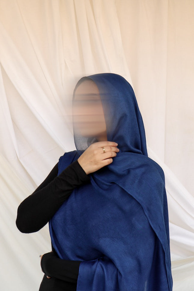 Electric Blue - Bamboo Woven Modal