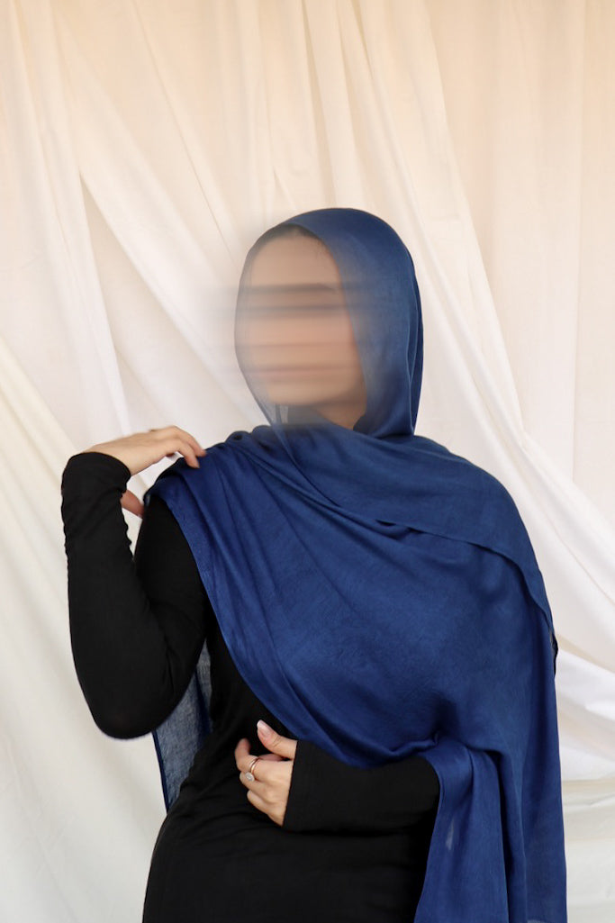 Electric Blue - Bamboo Woven Modal